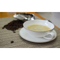 KC-00014 Haonai Bonito hueso de oro de China rim café conjunto